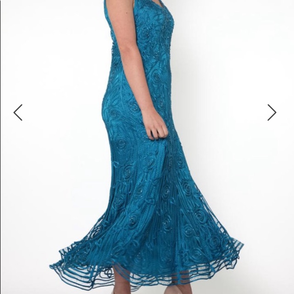 Soulmates Beaded Silk Lace Jacket / Dress Set